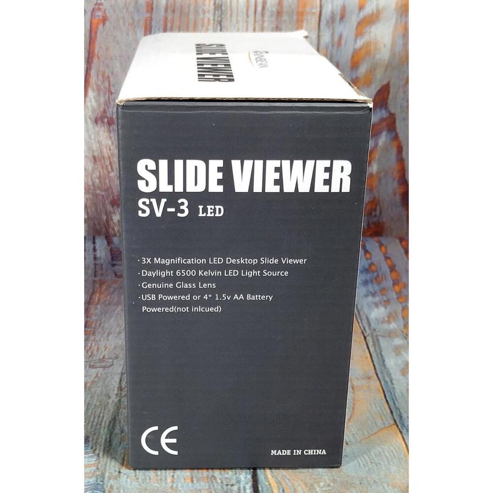 SV-3 LED Slide Viewer with‎ 3X Magnification and LED Daylight - Picture 2 of 16